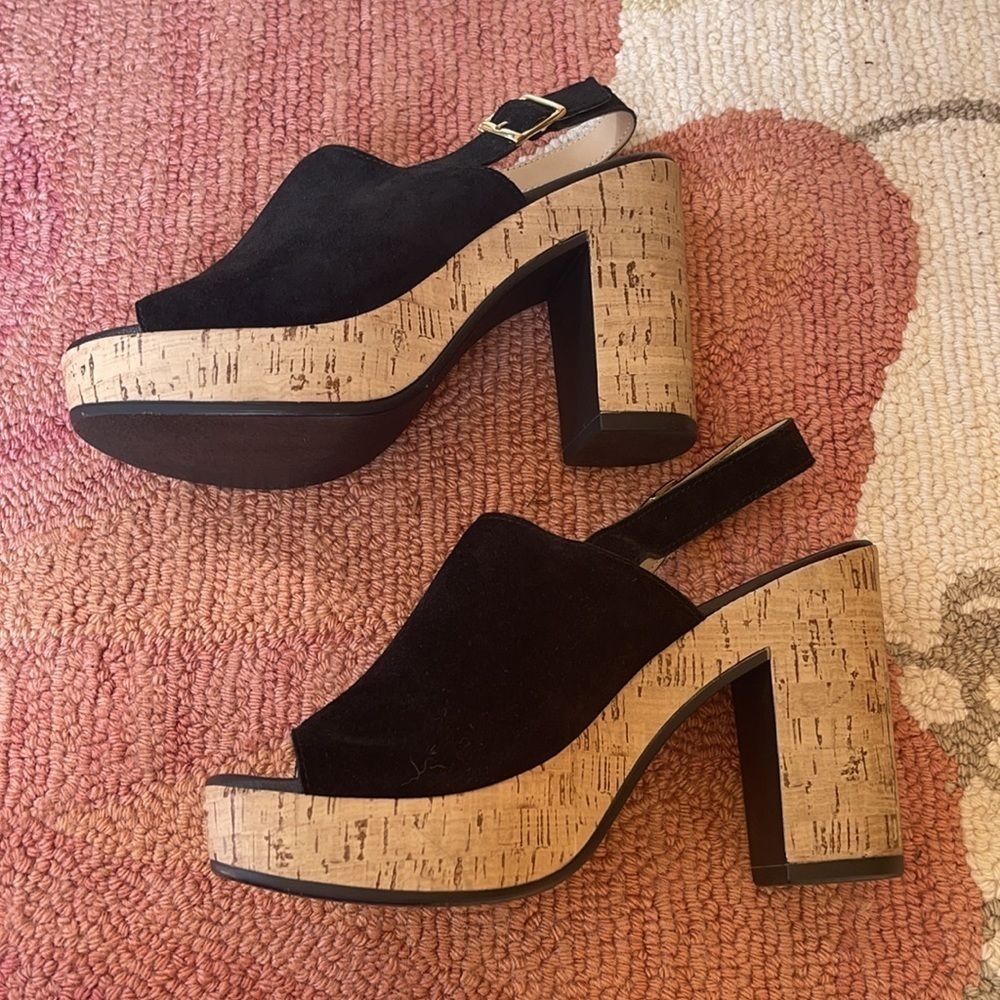 CORDANI Argento Cork Wedge NWOT - Picture 13 of 13